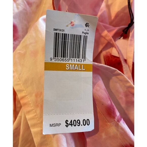 NWT S/W/F SWF Cotton Summer Dress Prom Wedding Special Occasion Pink RTL $409 - Picture 9 of 9